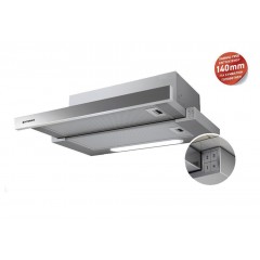 Pyramis 065006401 Essential Slim Turbo Συρόμενος Απορροφητήρας 60cm Inox
